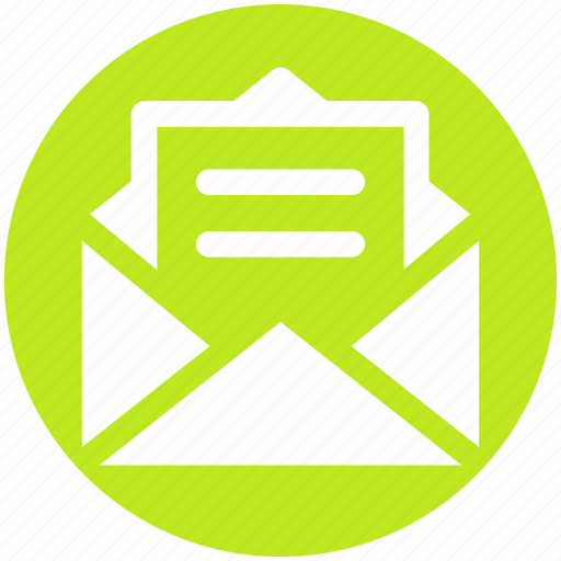 Email, envelope, letter, message, open, open envelope, receive icon - Download on Iconfinder