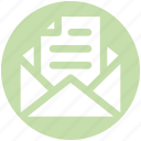 email, envelope, file, letter, message, open, open envelope