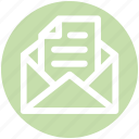 email, envelope, file, letter, message, open, open envelope