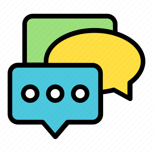 Chat, message, bubble, conversation, contact us icon - Download on Iconfinder
