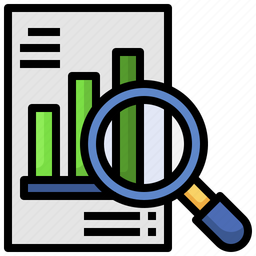 Analysis, business, and, finance, loupe, data, analytics icon - Download on Iconfinder