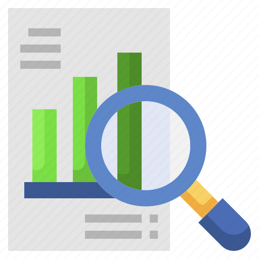 Analysis, business, and, finance, loupe, data, analytics icon - Download on Iconfinder