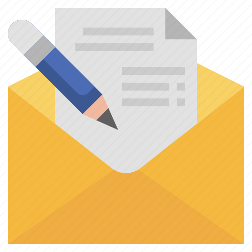 Letter, contact, us, files, folders, communications, education icon - Download on Iconfinder