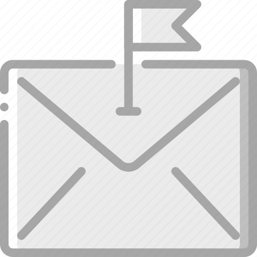 Email, flagged, communication, contact, contact us icon - Download on Iconfinder