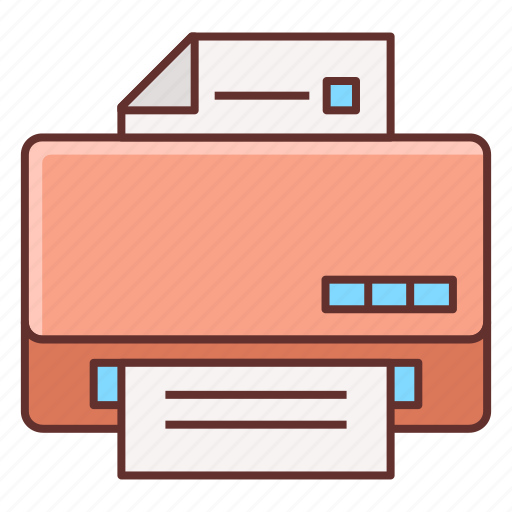 Fascimile, fax, fax machine, print, printer icon - Download on Iconfinder
