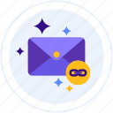 mail, chain, email, message