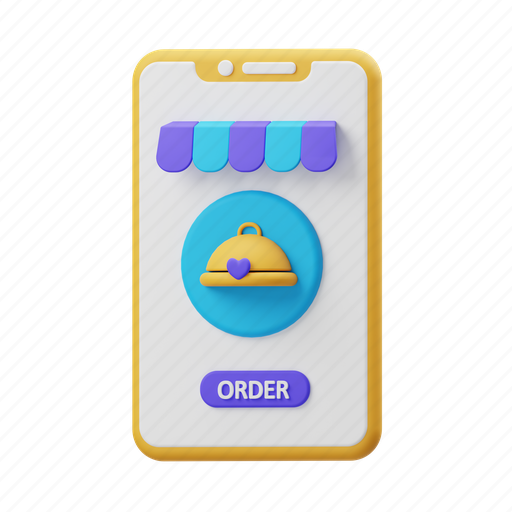 Food, order 3D illustration - Download on Iconfinder