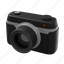 camera, lens, zoom, photography, photo, retro, equipment, black 