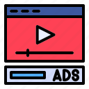 advertising, megaphone, video, ads