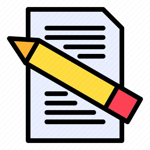 Editor, text, document, pencil icon - Download on Iconfinder