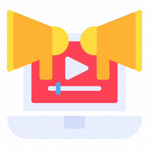 Promotion, advertising, megaphone, video icon - Download on Iconfinder