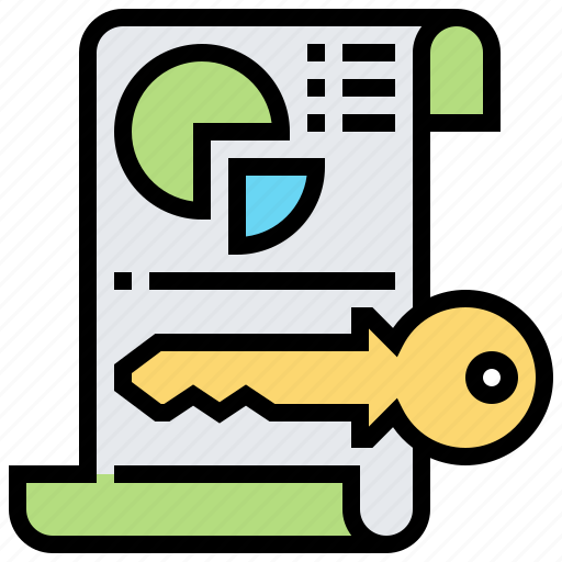 Document, key, platform, report, success icon - Download on Iconfinder