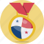 award, badge, medal, panama 