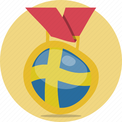 Achievement, medal, prize, sweden icon - Download on Iconfinder