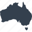australia, australian, continent, geography, location, map, world 
