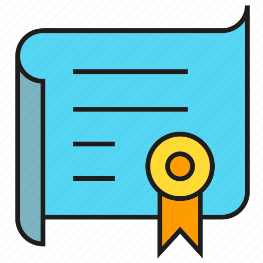 Certificate, credentials, diploma, document, guaranty, paper, testimonial icon - Download on Iconfinder