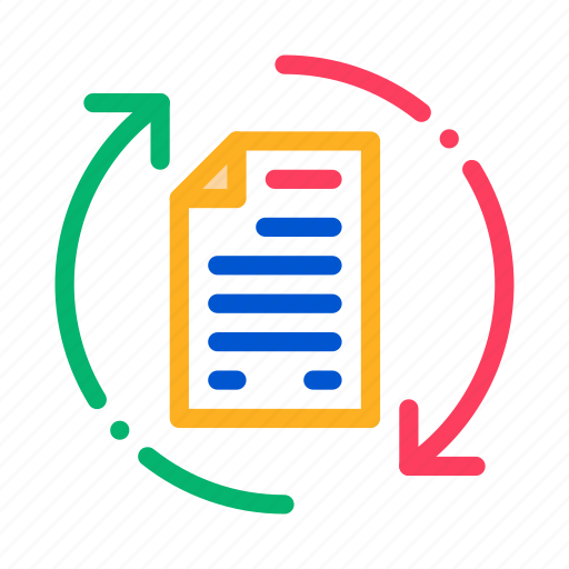 Contract, cycle, document, file, paper icon - Download on Iconfinder