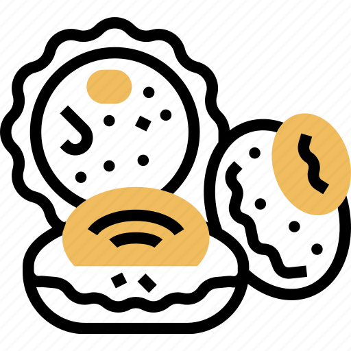 Cookie, almond, baked, snack, pastry icon - Download on Iconfinder