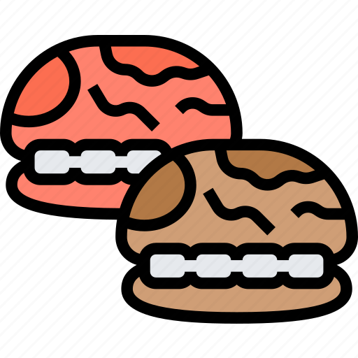 Pie, whoopie, chocolate, pastry, baked icon - Download on Iconfinder