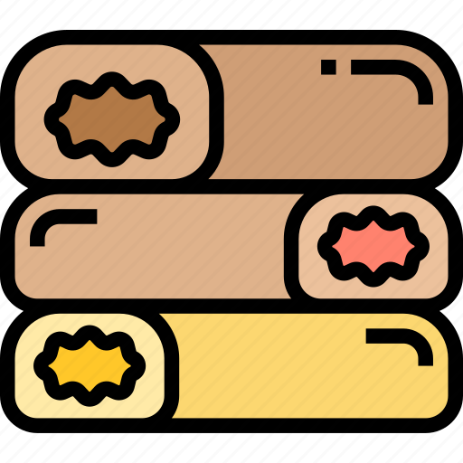 Roll, fig, biscuit, dessert, pastry icon - Download on Iconfinder