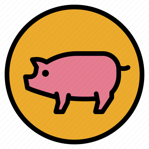 Pork, pig, animals, farming, animal icon - Download on Iconfinder