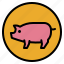 pork, pig, animals, farming, animal 