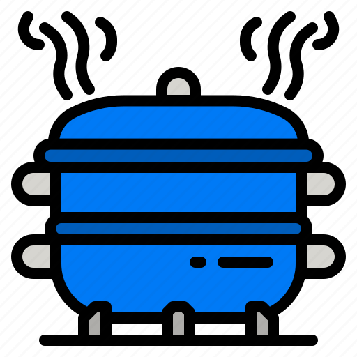 Steam, cooking, kitchen, cooker, food icon - Download on Iconfinder