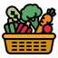 vegetable, basket, vegetables, salad, vitamins 