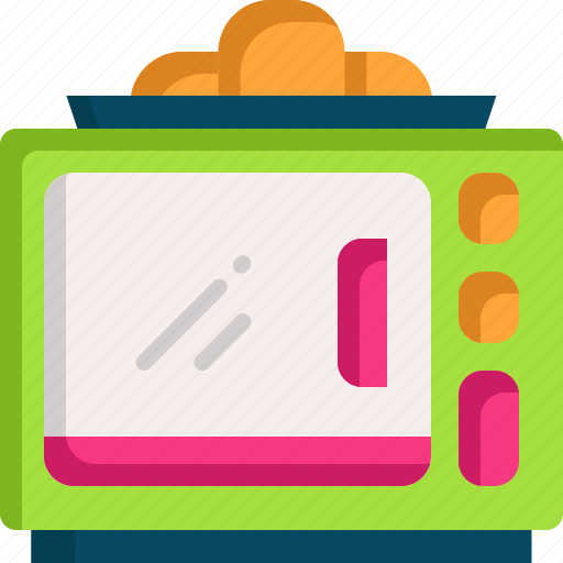 Microwave, appliance, kitchen, oven, bread icon - Download on Iconfinder