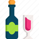 wine, drink, alcohol, restaurant, glass