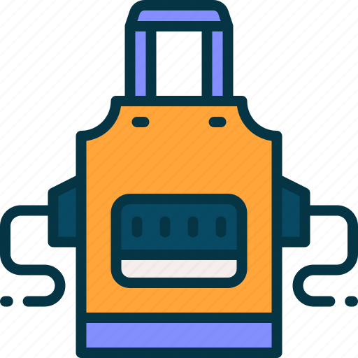 Apron, cooking, protective, uniform, wear icon - Download on Iconfinder