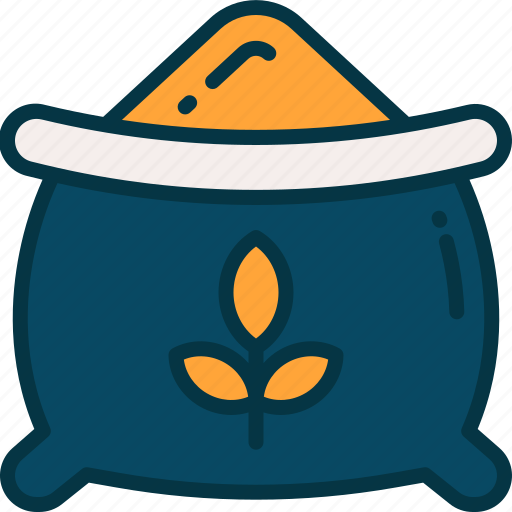 Flour, bag, wheat, bread, cooking icon - Download on Iconfinder