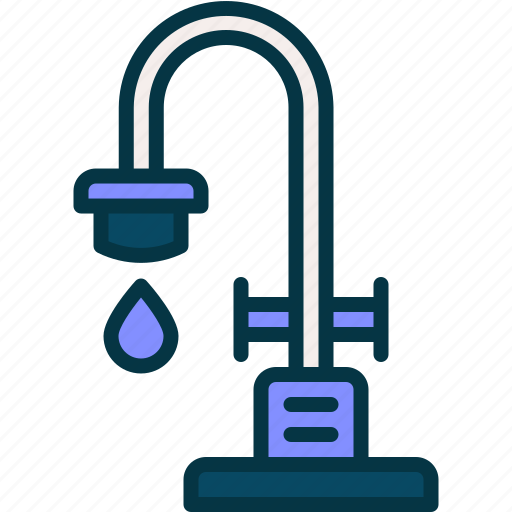 Water, tap, faucet, drop, sink icon - Download on Iconfinder
