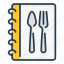 cook, cooking, food, fork, menu, order, spoon 