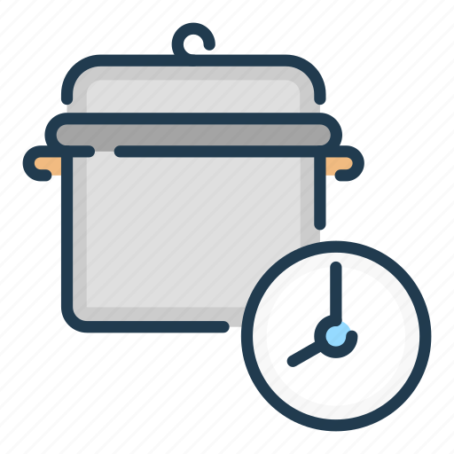 Clock, cook, cooking, food, time icon - Download on Iconfinder