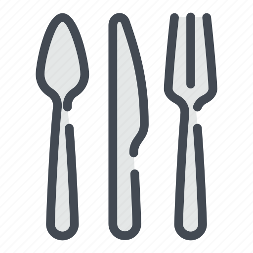 Cooking, utensil, spoon, knife, fork icon - Download on Iconfinder