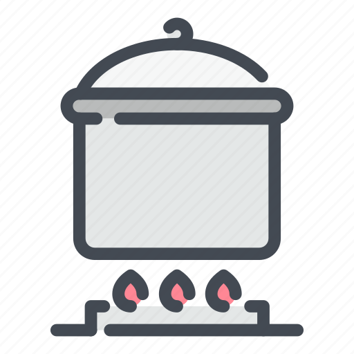 Cooking, pan, lid, cook, food, boil, boiling icon - Download on Iconfinder