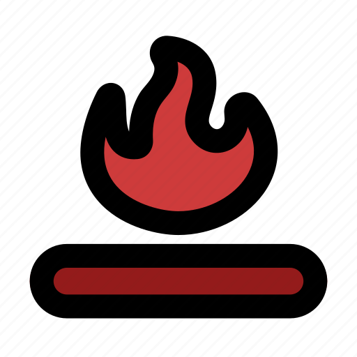 Fire, cooking, kitchen, big icon - Download on Iconfinder