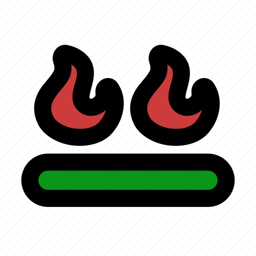 Fire, cooking, kitchen, medium icon - Download on Iconfinder