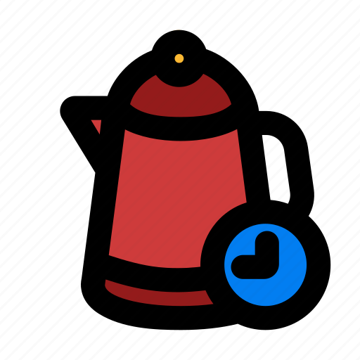 Kettle, cooking, kitchen, timer icon - Download on Iconfinder