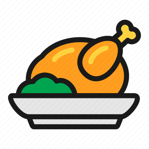 Chicken, cooking, roasted, food, restaurant icon - Download on Iconfinder