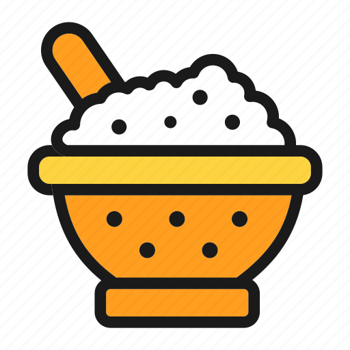 Bowl, cooking, rice, food, kitchen icon - Download on Iconfinder