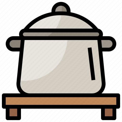 Boiling, cook, fire, food, hot, pot, restaurant icon - Download on Iconfinder