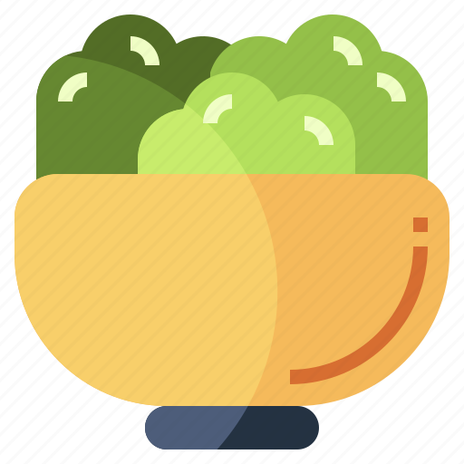 Bowl, cooking, cutlery, equipment, food, restaurant, salad icon - Download on Iconfinder