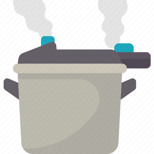 Cooker, pressure, pot, steam, boiling icon - Download on Iconfinder