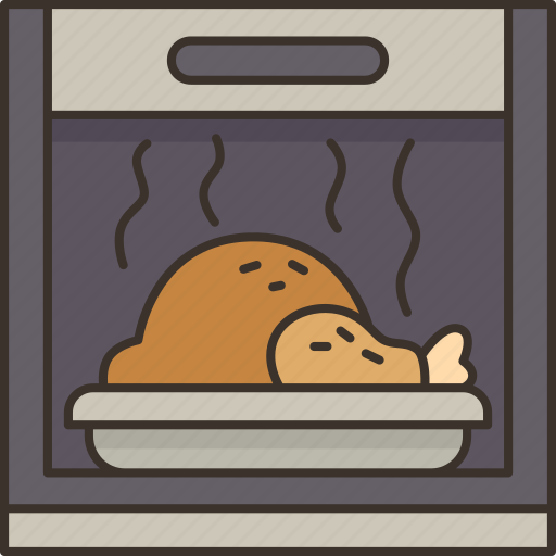 Broiling, heat, cooking, oven, food icon - Download on Iconfinder
