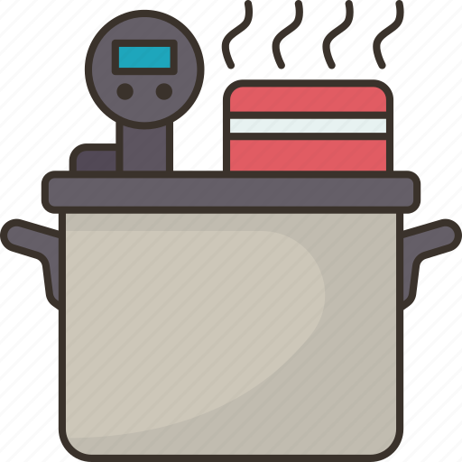 Sous, vide, vacuum, temperature, cooking icon - Download on Iconfinder
