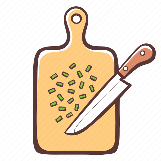 Cut, chop, cooking, knife icon - Download on Iconfinder