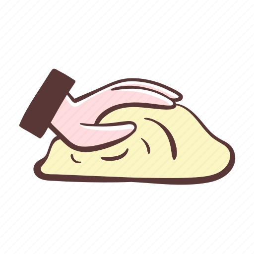 Knead, recipe, cooking, dough icon - Download on Iconfinder