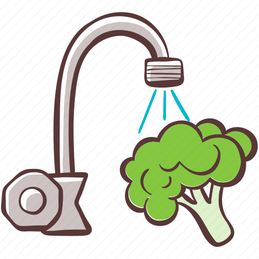 Wash, kitchen, water, food icon - Download on Iconfinder